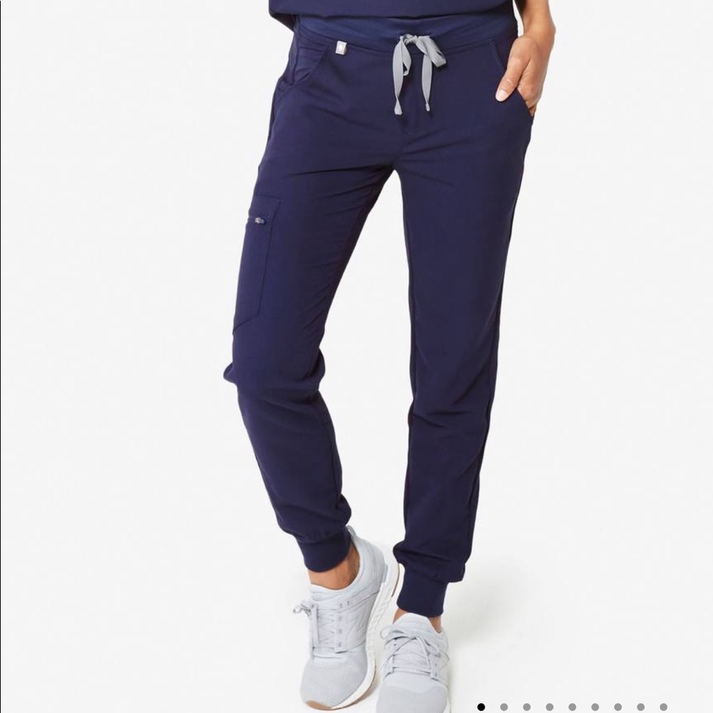 Figs Jogger Scrubs - Navy